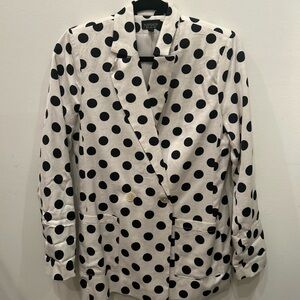 Polka Dot Blazer